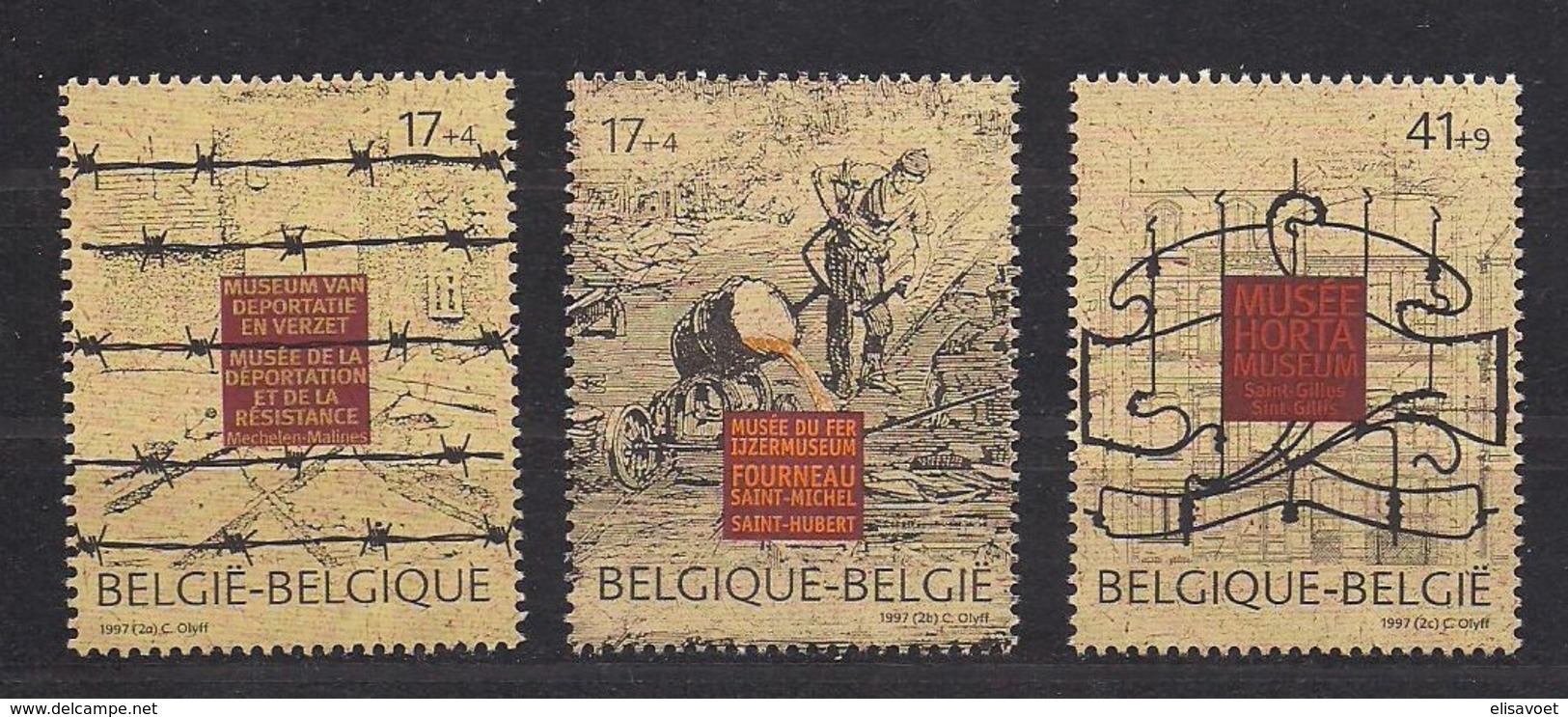 Belgie Belgique  1997 OCBn° 2682-2684 *** MNH  Cote 7,00 Euro - Neufs