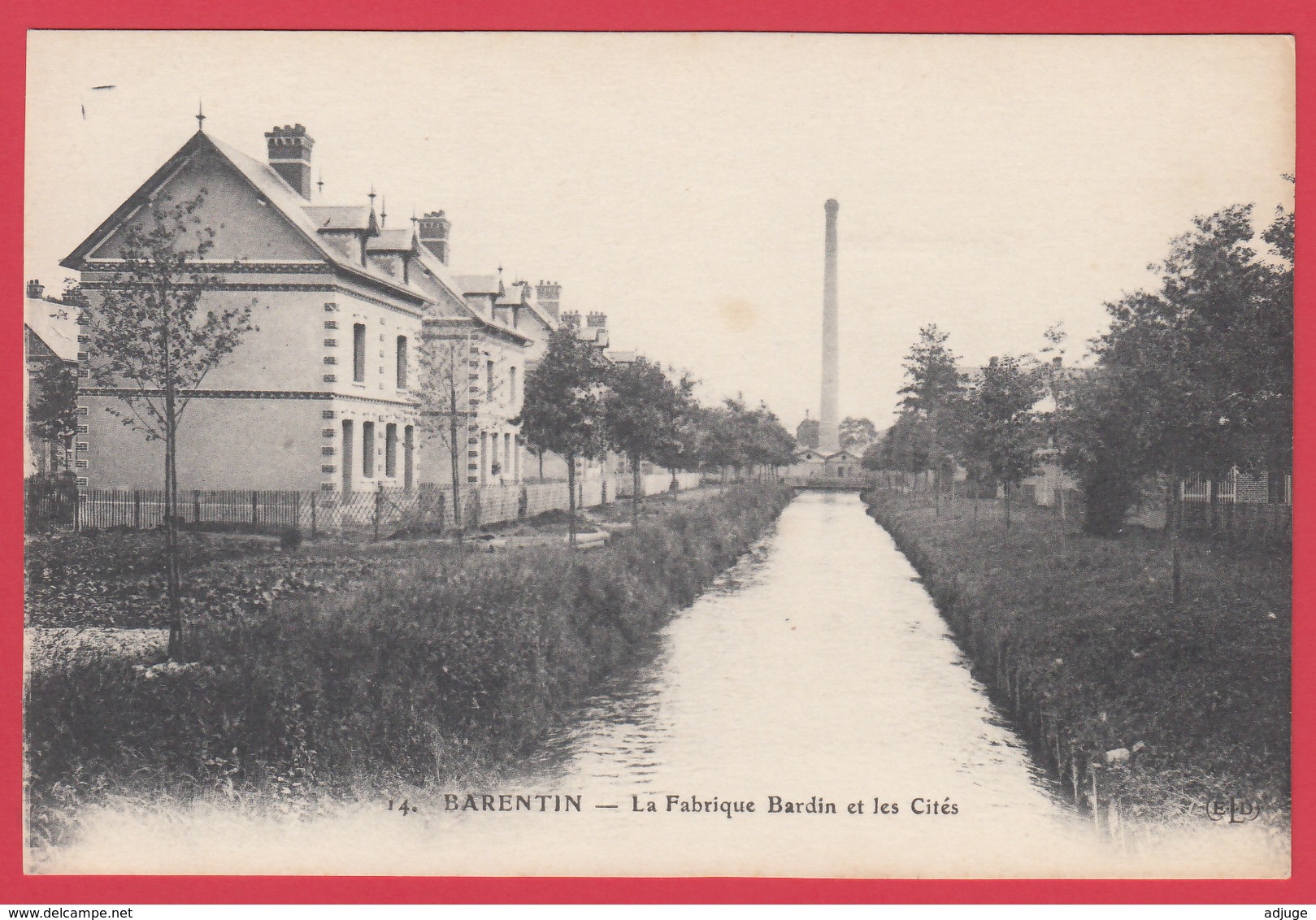 CPA - 76 - BARENTIN - Cité BADIN Et La Fabrique * SUP**2 SCANS. - Barentin