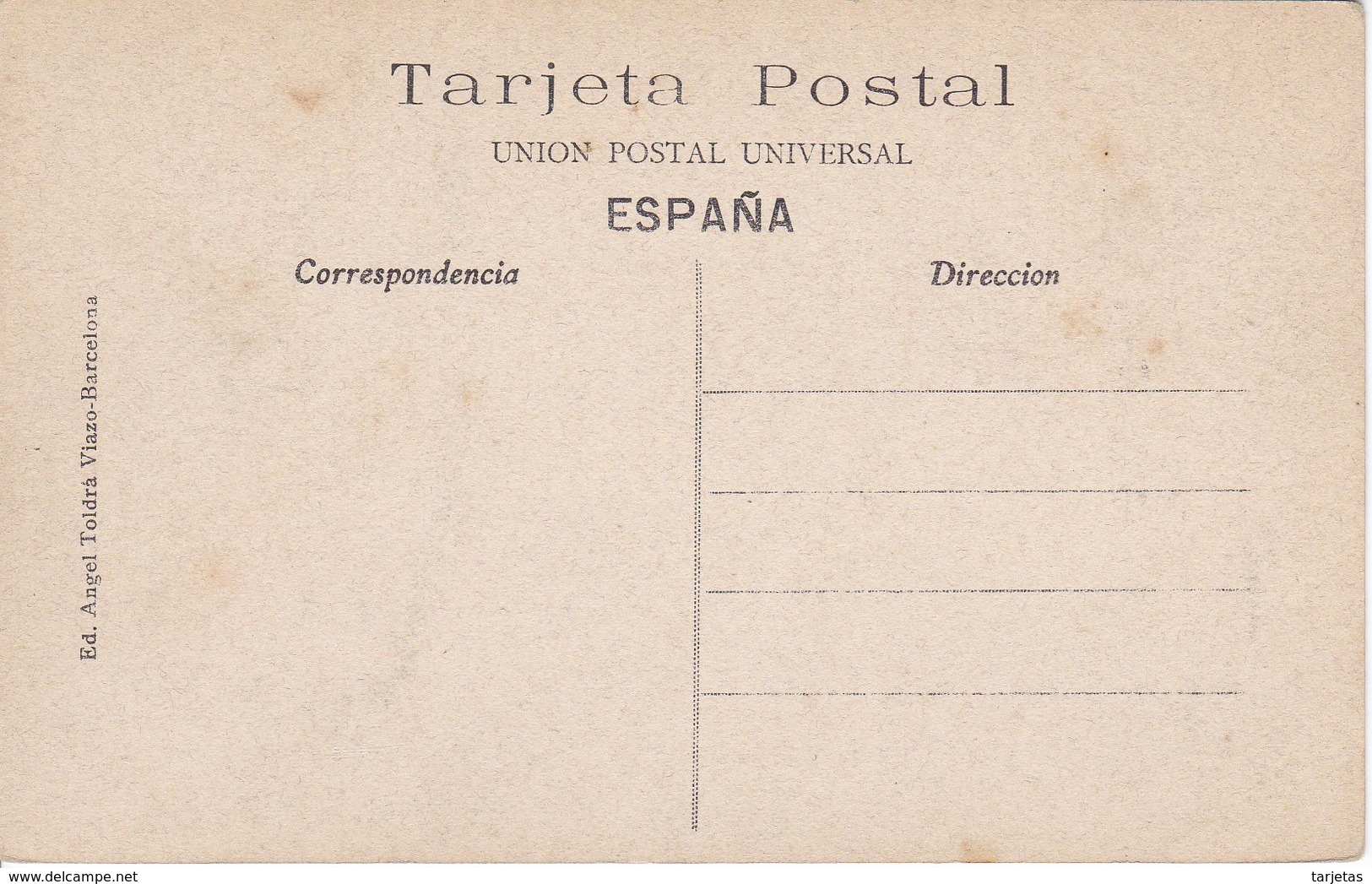 ATV 589 POSTAL DE TORTOSA DE LA FACHADA PRINCIPAL DE LA CATEDRAL (ANGEL TOLDRA) (TARRAGONA) - Tarragona