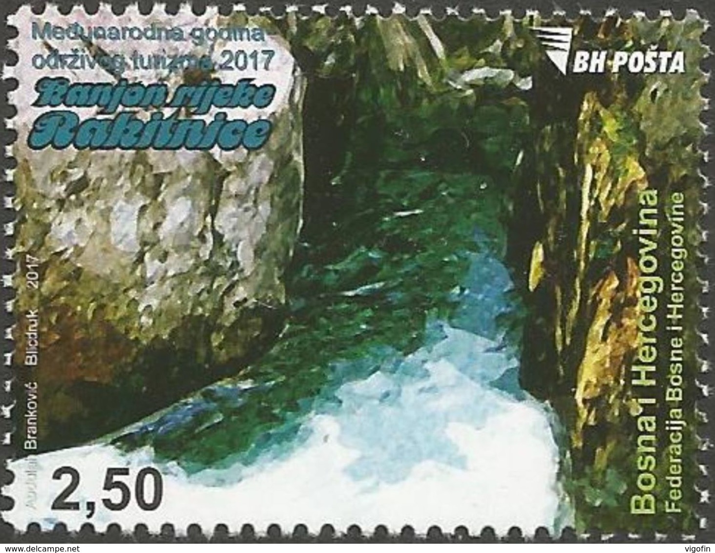 BH 2017-09 CANYON BOSNA AND HERZEGOVINA, 1 X 1v, MNH - Bosnia And Herzegovina