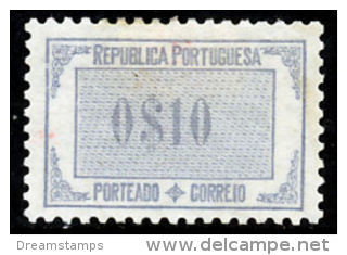 !										■■■■■ds■■ Portugal Postage Due 1932 AF#46* Label $10 (x2532) - Nuevos