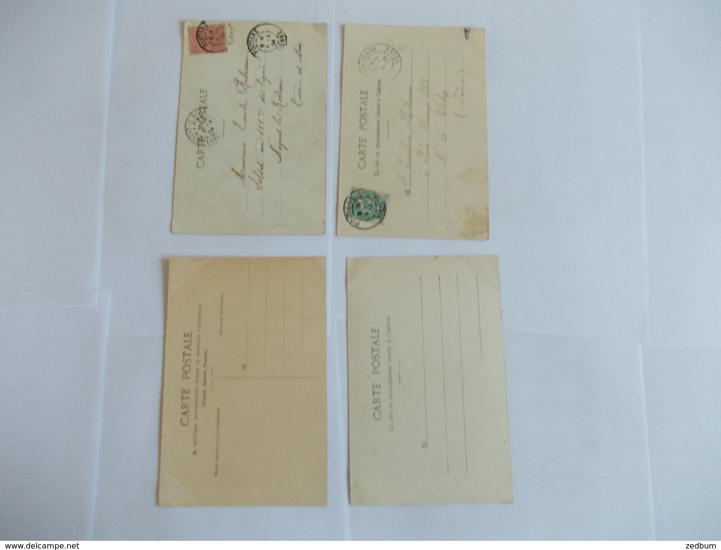 Lot De 4 Cartes De Bergeret Nancy - 5 - 99 Cartes