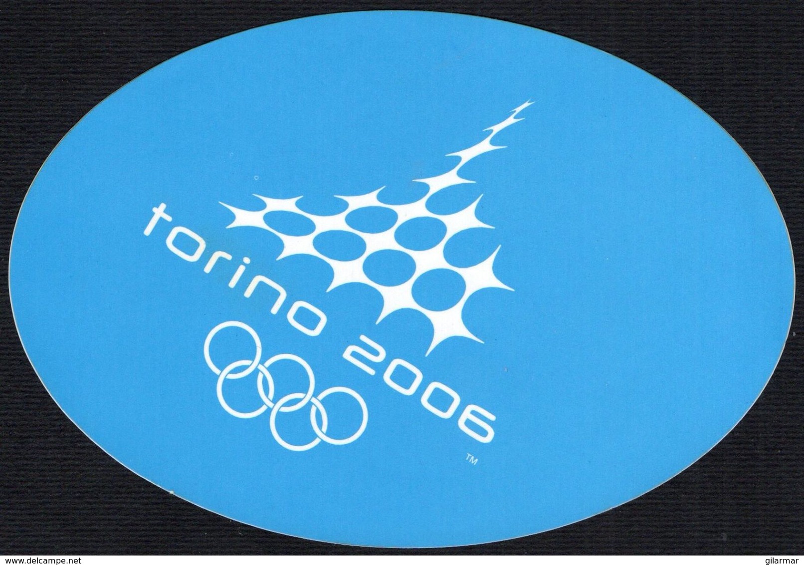 ITALY 2006 - OLYMPIC WINTER GAMES TORINO 2006 - STICKER / AUTOCOLLANTE - Altri & Non Classificati