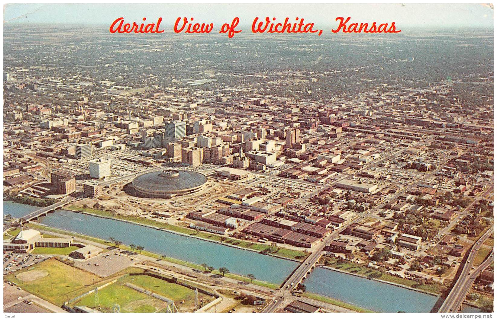KANSAS - Aerial View Of WICHITA - Wichita