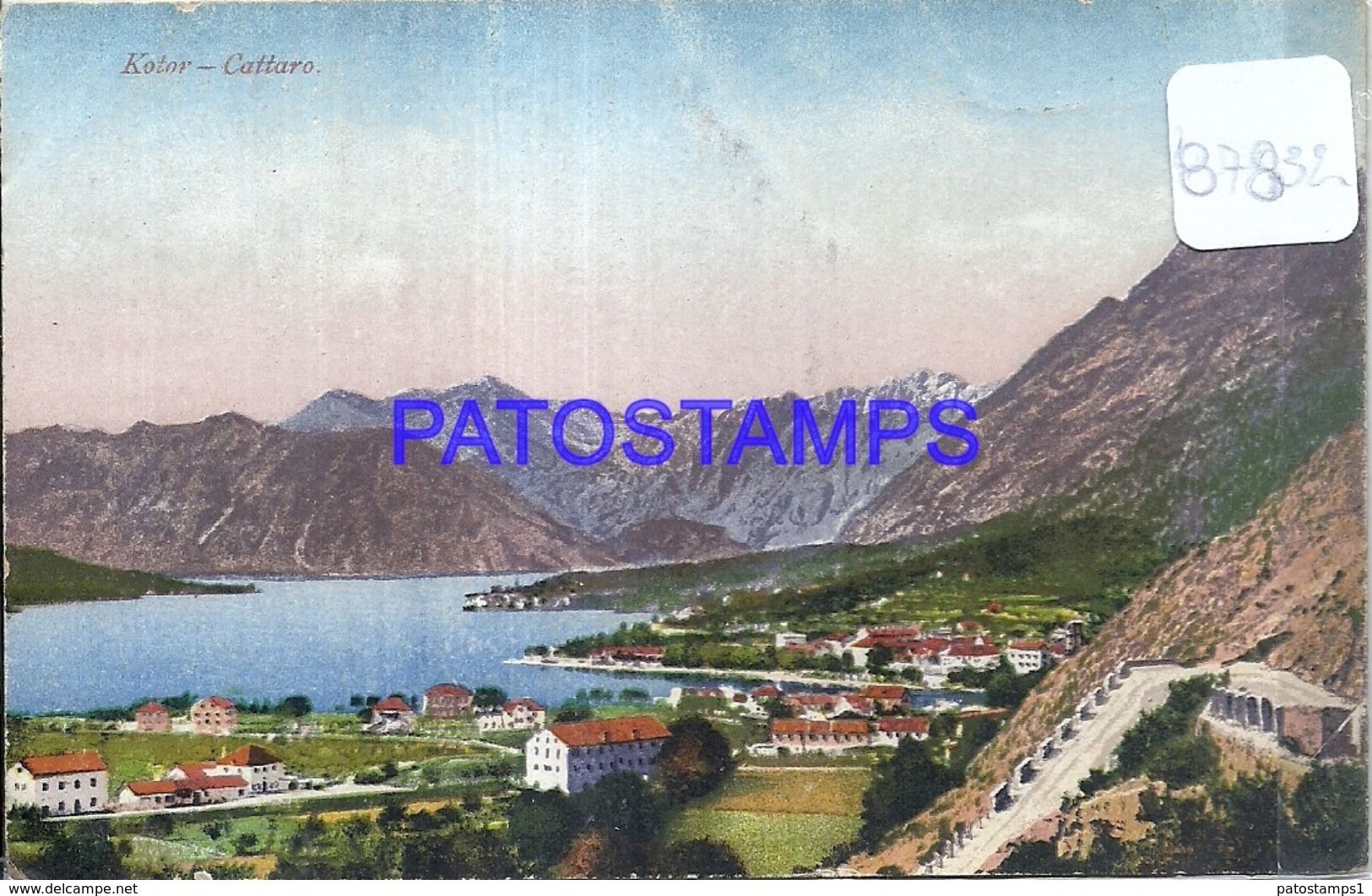 87832 MONTENEGRO CATTARO KOTOR VIEW PANORAMA POSTAL POSTCARD - Montenegro