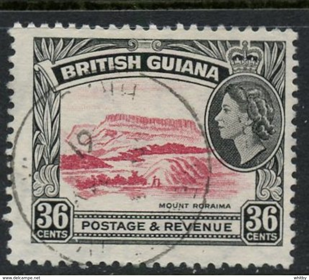 British Guiana 1954 36c Mount Roraima Issue  #262 - British Guiana (...-1966)