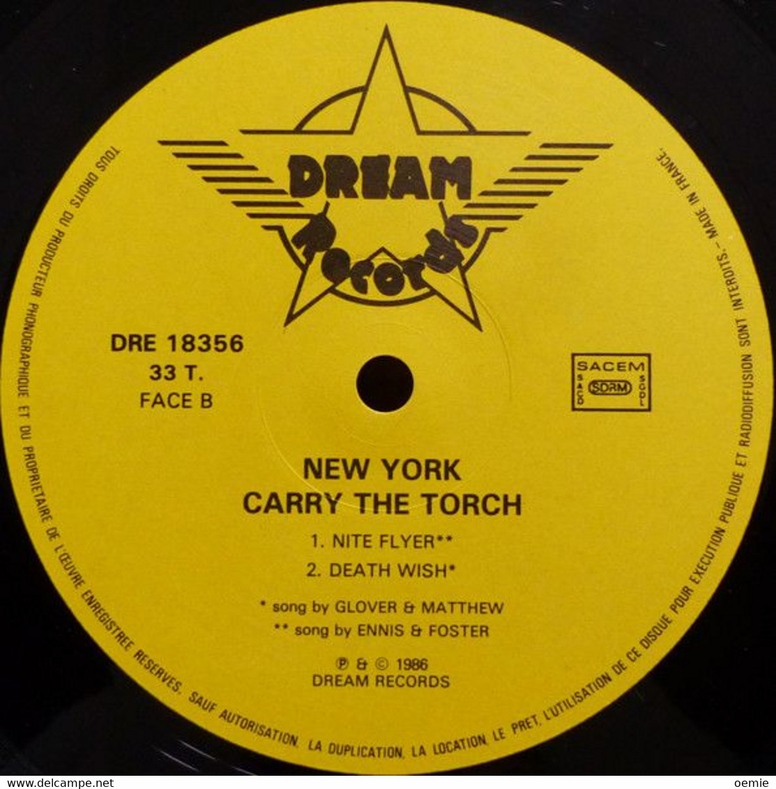 NEW YORK  °°  CARRY  THE TORCH - Hard Rock & Metal