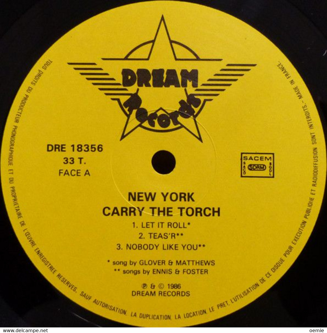 NEW YORK  °°  CARRY  THE TORCH - Hard Rock & Metal