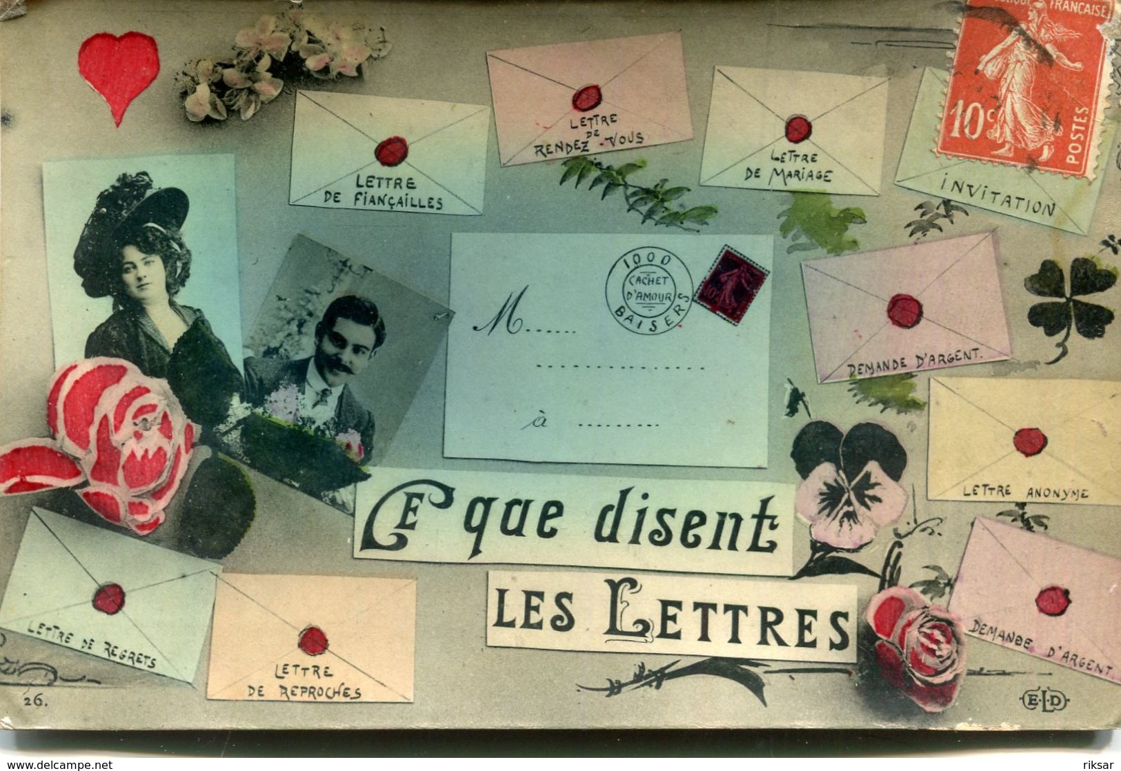 LANGAGE DES LETTRES - Postal Services