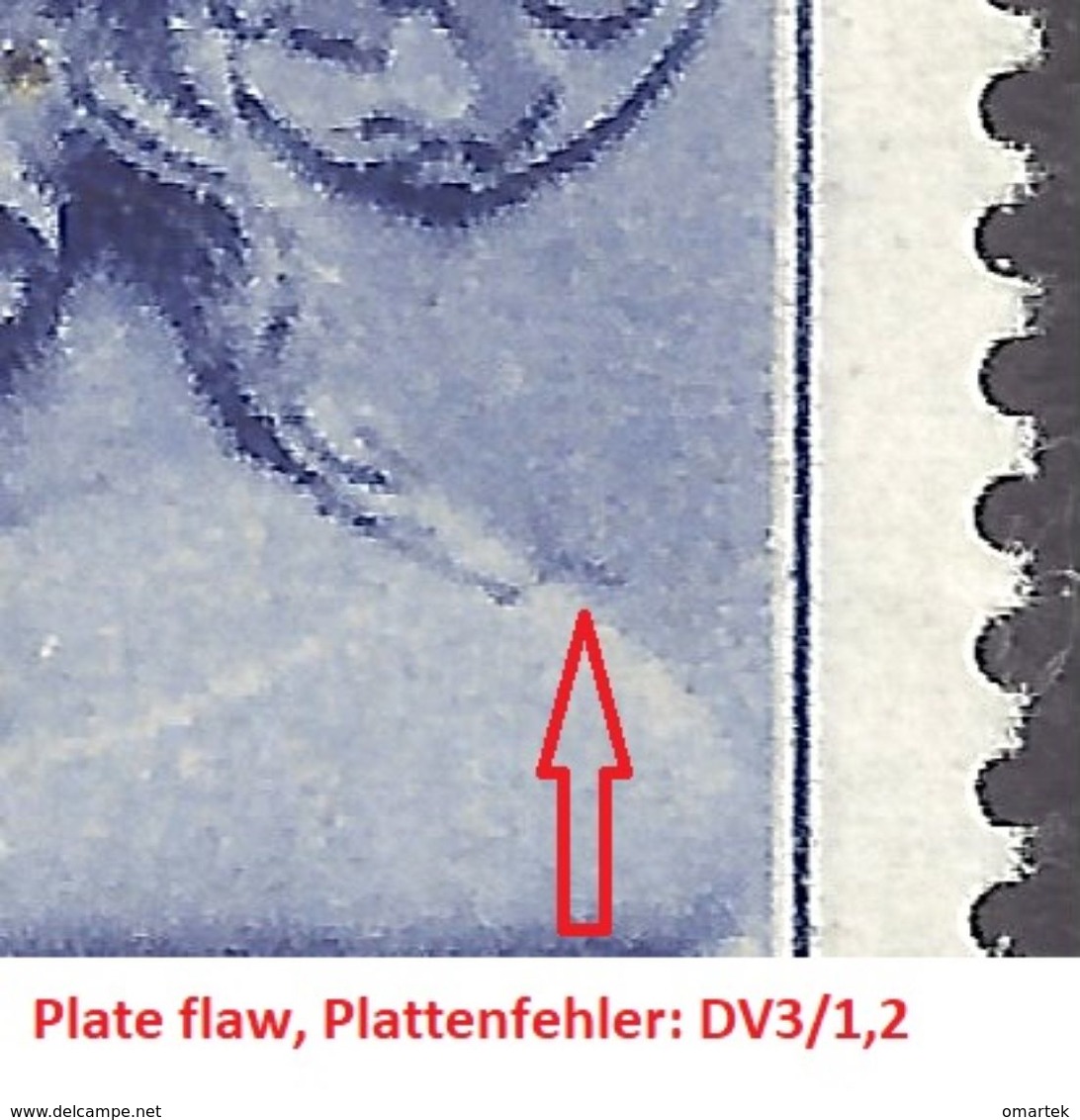 Bohemia & Moravia Böhmen Und Mähren 1943 MNH ** Mi 116 Sc B17 Jan Lucembursky. Winter Relief. Plate Flaw DV3/1,2. - Ungebraucht