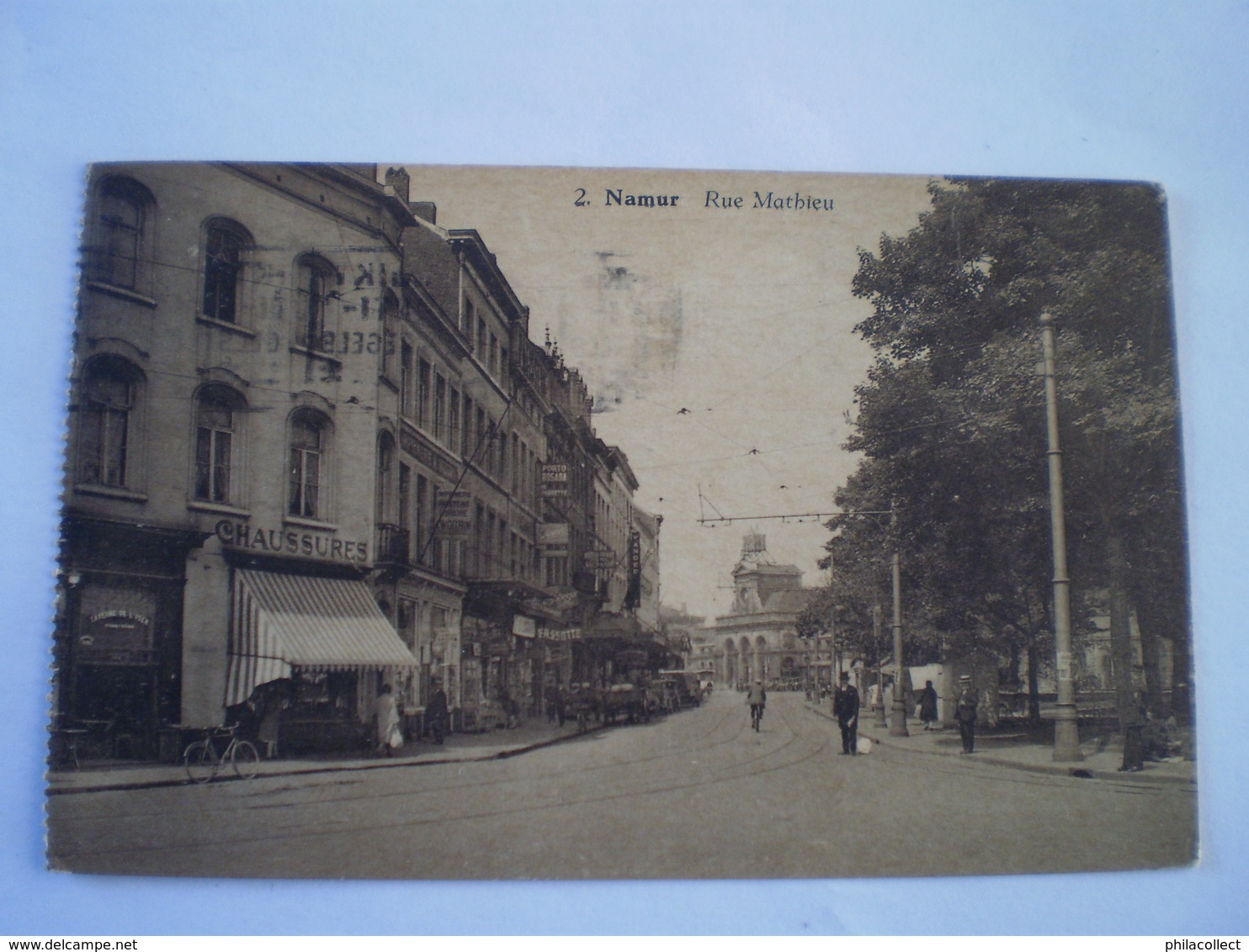 Namur // Rue Mathieu (animee) Used 1930 - Namur