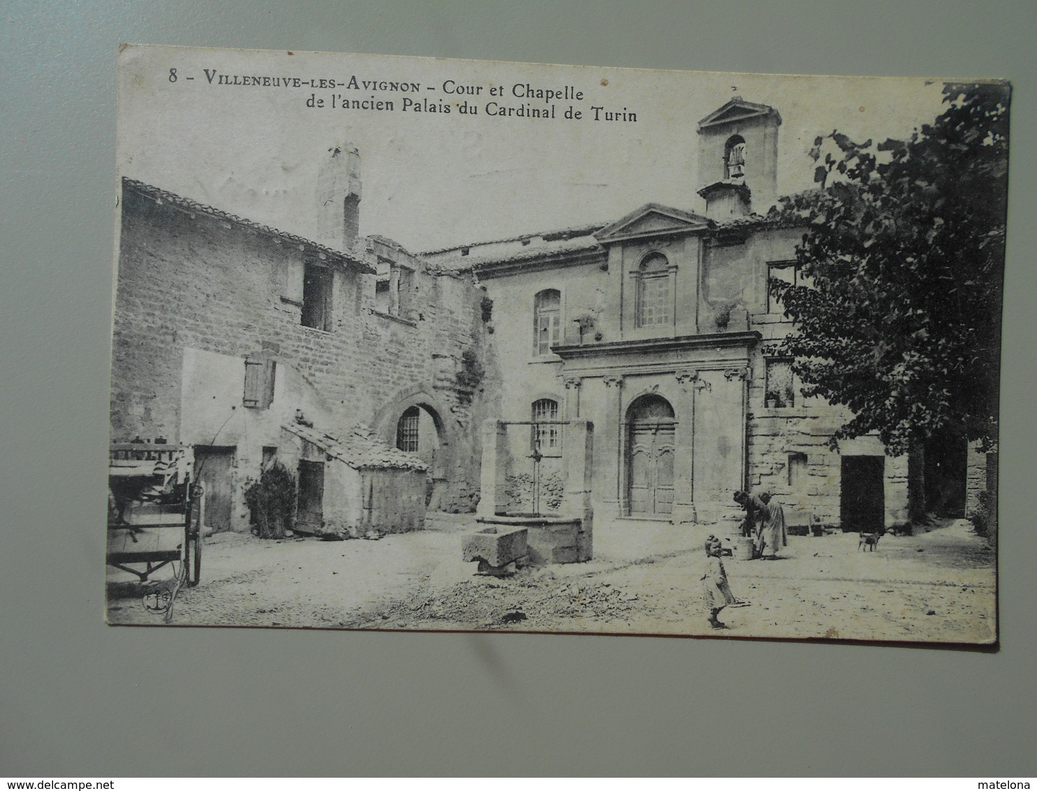 GARD VILLENEUVE LES AVIGNON  COUR ET CHAPELLE DE L'ANCIEN PALAIS DU CARDINAL DE TURIN - Villeneuve-lès-Avignon