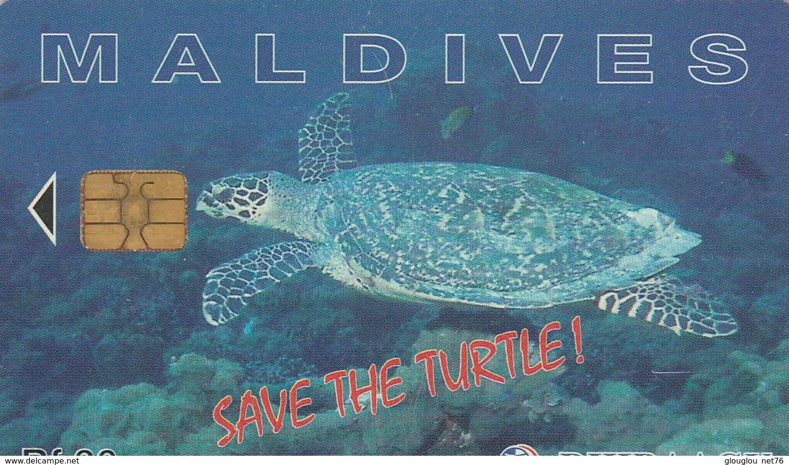 TELECARTE  MALDIVE...(TORTUE) - Maldives