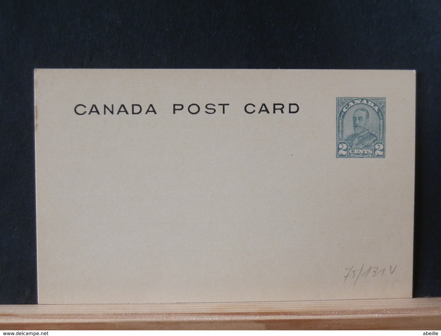 75/131  CP   CANADA  XX   PIQUAGE PRIVE - 1903-1954 Reyes