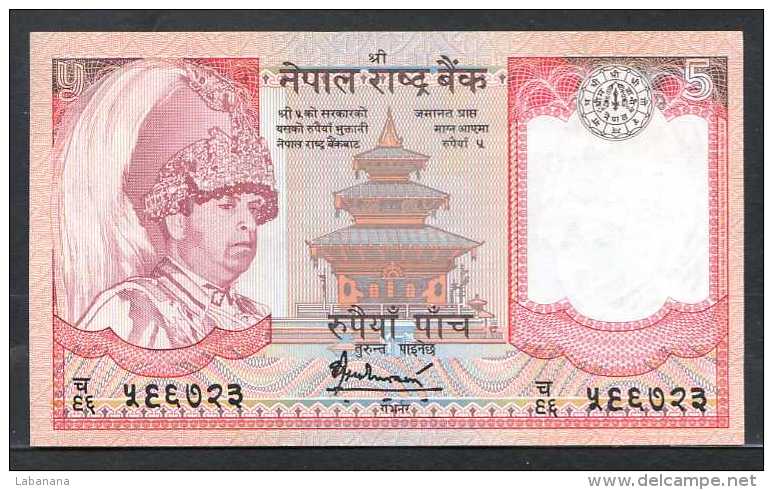 353-Népal Billet De 5 Rupees 2002 - Nepal