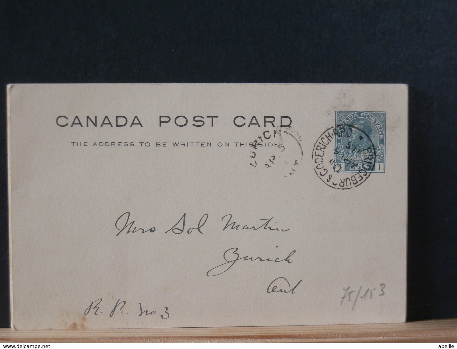 75/153   CP   CANADA  1915 - 1903-1954 Reyes