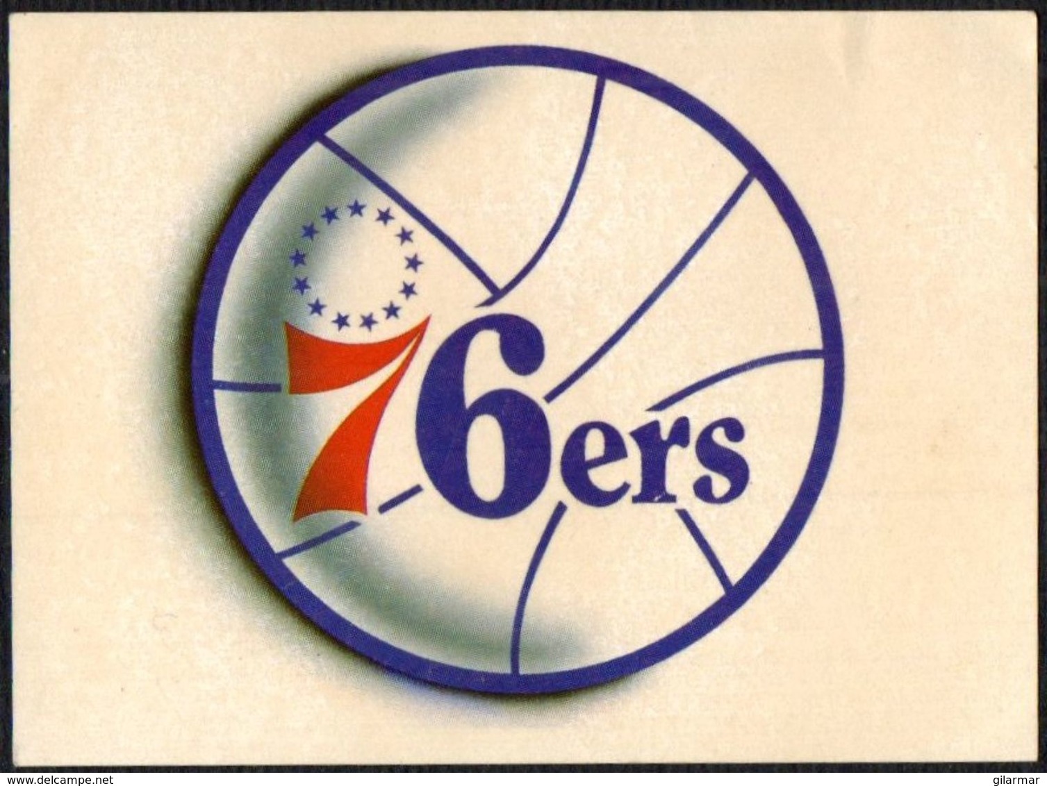 BASKETBALL - NBA - PHILADELPHIA 76ers - MARCA - STICKER - Altri & Non Classificati