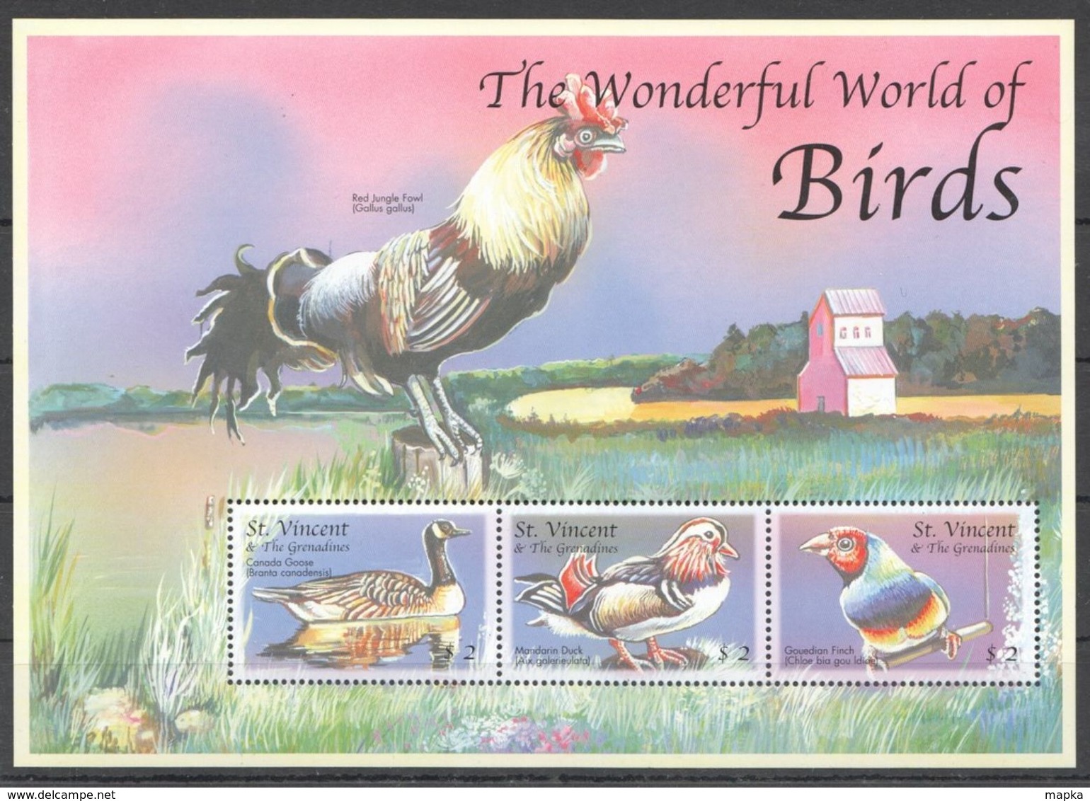 I1830 ST.VINCENT FAUNA THE WONDERFUL WORLD OF BIRDS 1KB MNH - Altri & Non Classificati