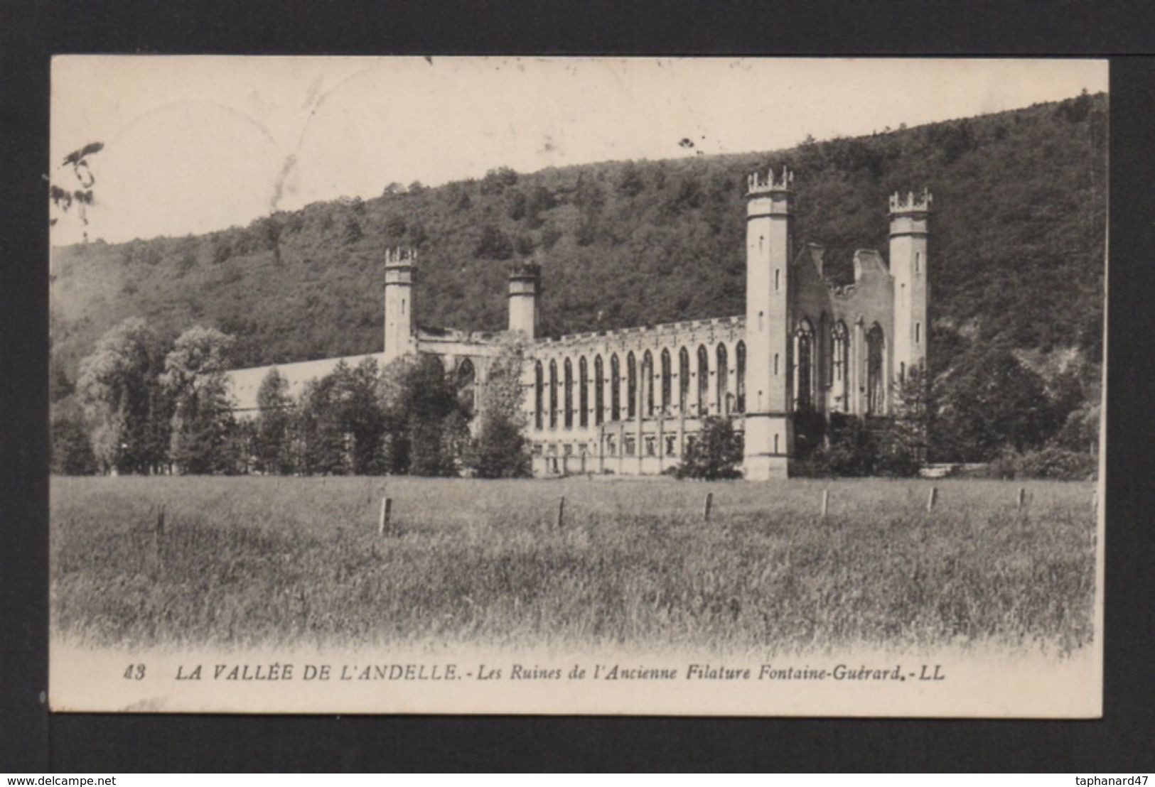 CPA. Dépt.27. La Vallée De L'ANDELLE . Les Ruines De L'ancienne Filature Fontaine-Guérard . - Autres & Non Classés