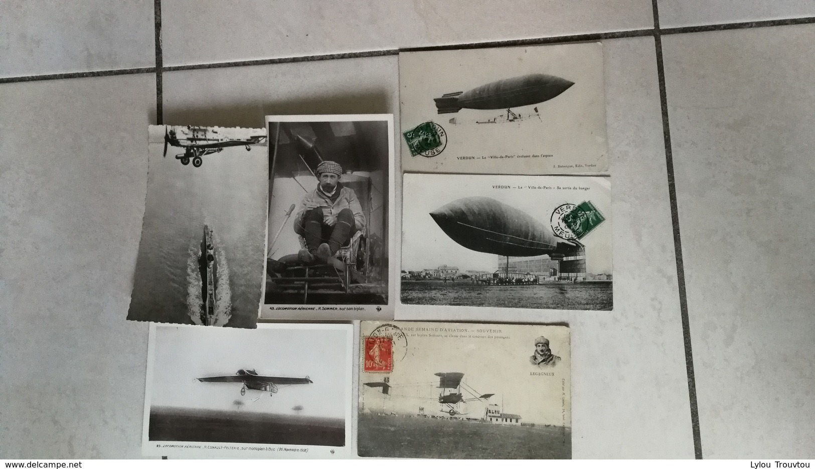 Très Beau Lot De 30 CPA Scannées Thème Aviation / Avion / Aviateur / Pilote / Zeppelin - 5 - 99 Cartes