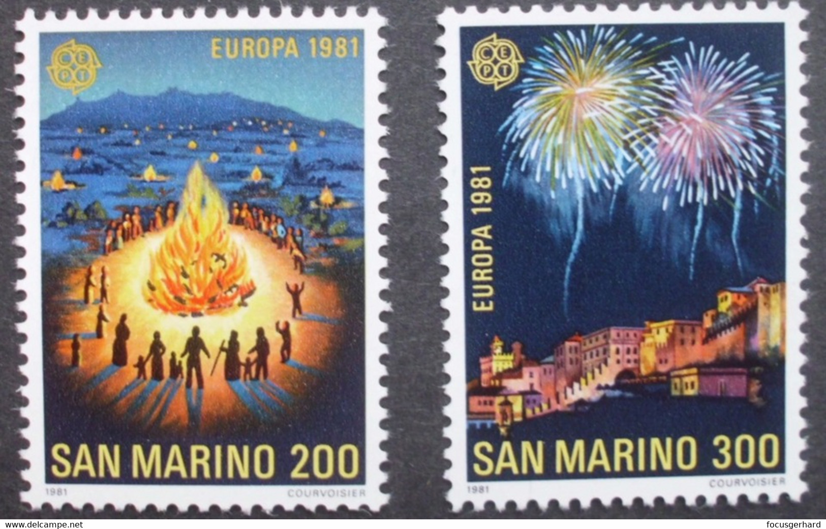 San Marino        Cept   Europa   Folklore   1981     ** - 1981