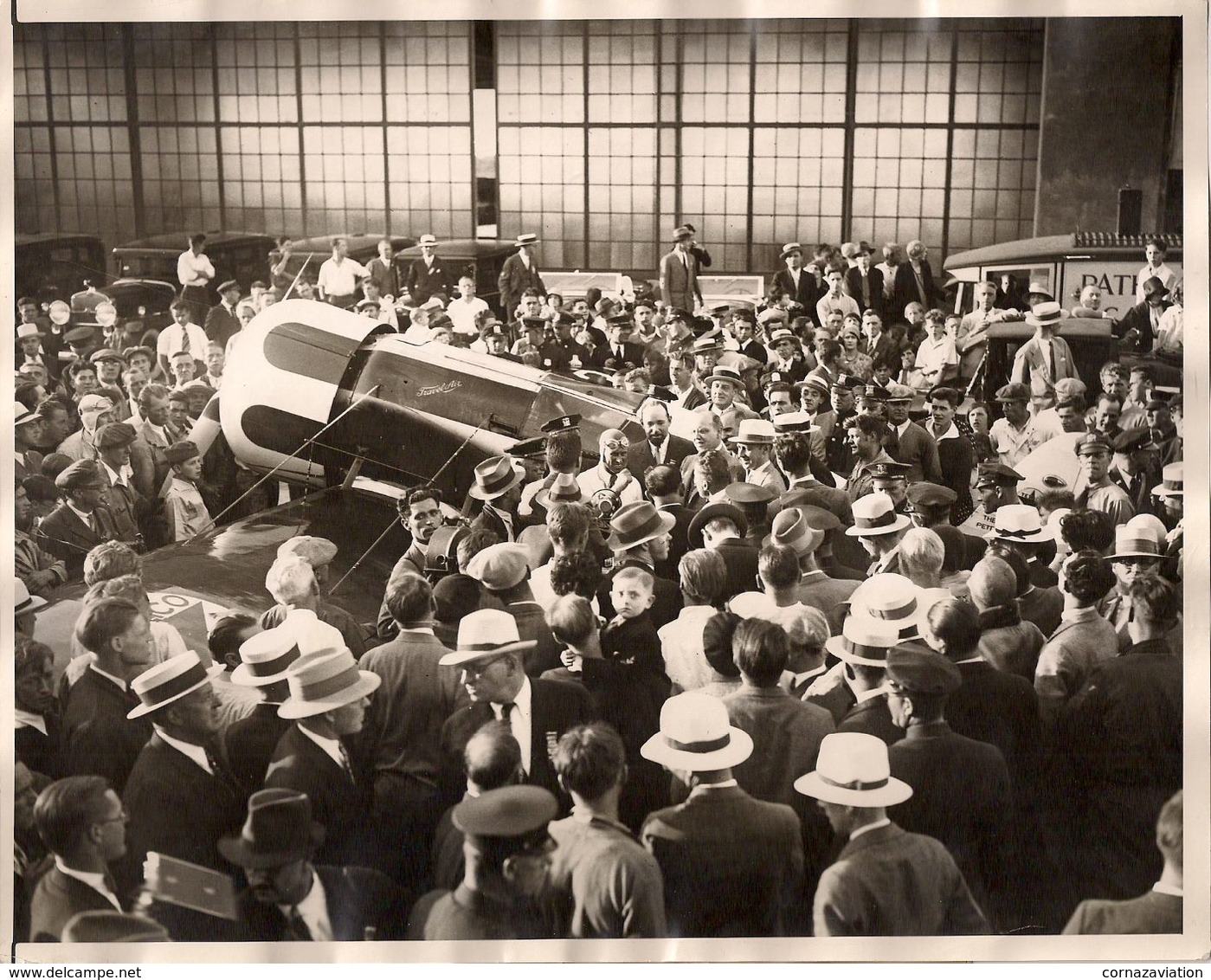 Captain Frank Hawks Et Son Avion "Texaco 13" - Curtiss Field - 1930 - Aviation