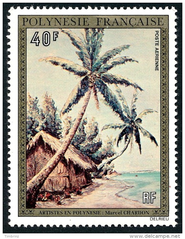 POLYNESIE 1974 - Yv. PA 85 ** TB  Cote= 37,00 EUR - Tableau De M. Chardon  ..Réf.POL23408 - Neufs