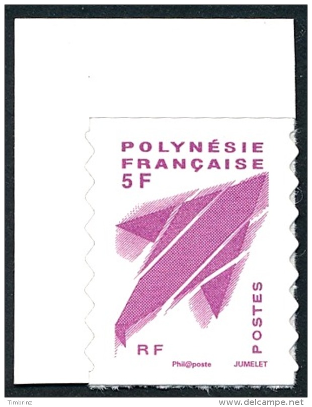 POLYNESIE 2012 - Yv. 990 ** SUP Cdf  Cote= 4,00 EUR - Emblème Postal Autoadhésif Issu Du Carnet C990  ..Réf.POL23421 - Neufs