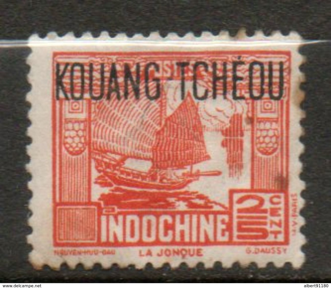 KOUANG- TCHEOU 2/5c Rouge 1937 N° 99 - Nuevos