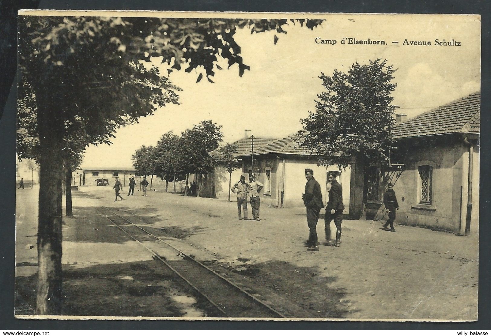 +++ CPA - Camp D' ELSENBORN - Avenue Schultz   // - Bütgenbach