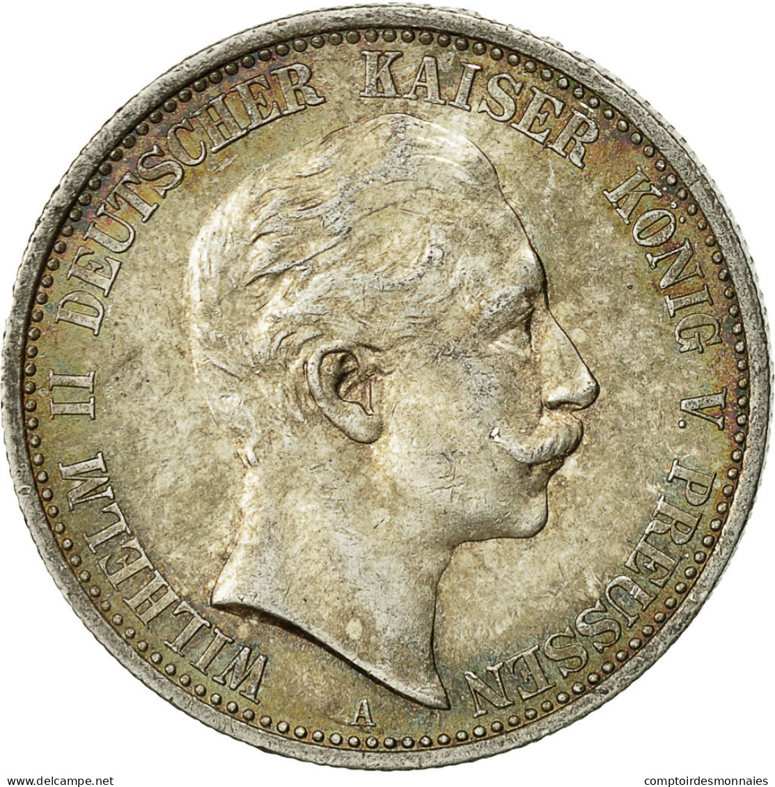 Monnaie, Etats Allemands, PRUSSIA, Wilhelm II, 2 Mark, 1905, Berlin, TTB+ - Altri & Non Classificati