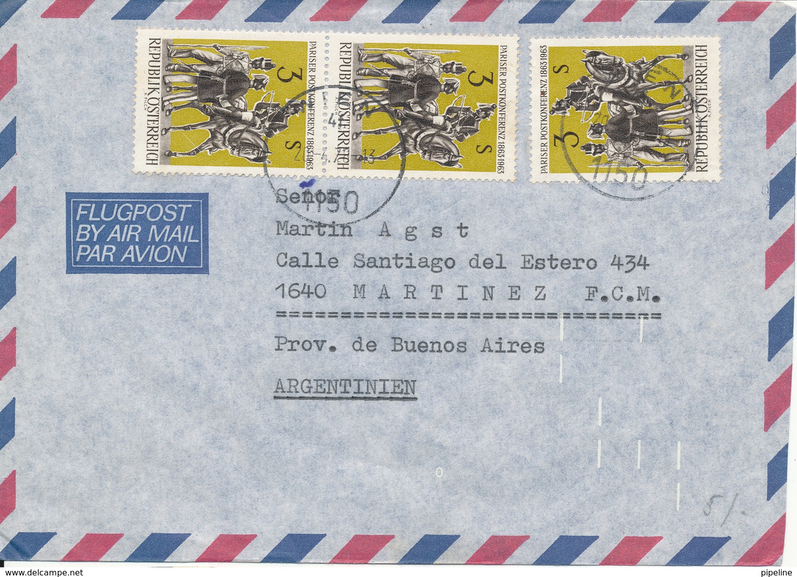 Austria Air Mail Cover Sent To Argentina Wien 20-4-1978 - Autres & Non Classés