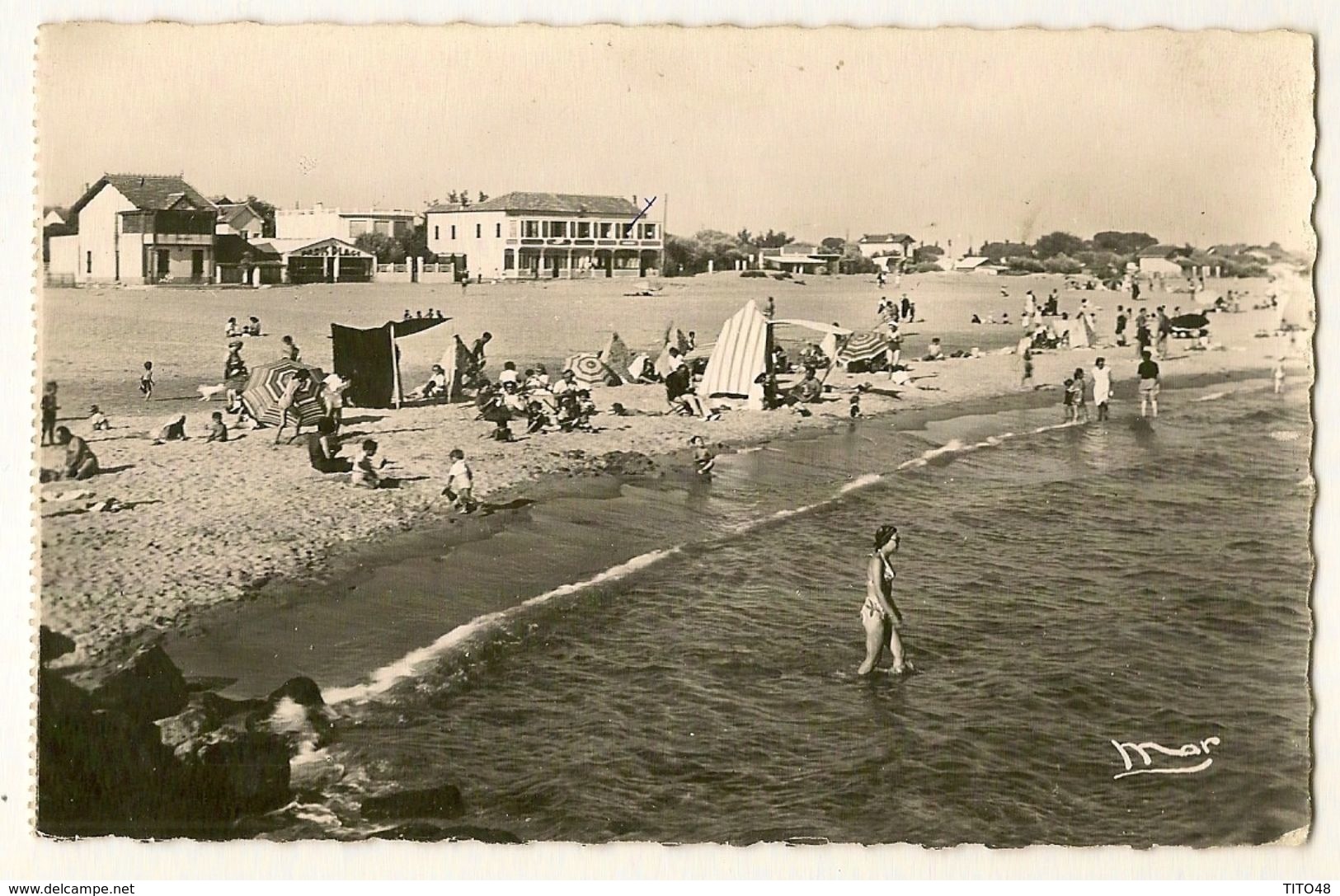 CPA PHOTO - La Plage - GRAU D'AGDE - Agde