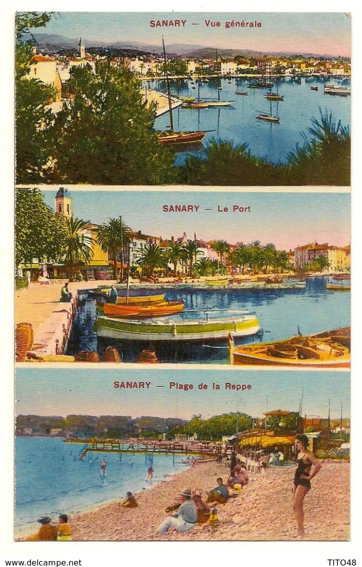 Vue Générale-Le Port-Plage De La Reppe - SANARY-sur-MER - Sanary-sur-Mer