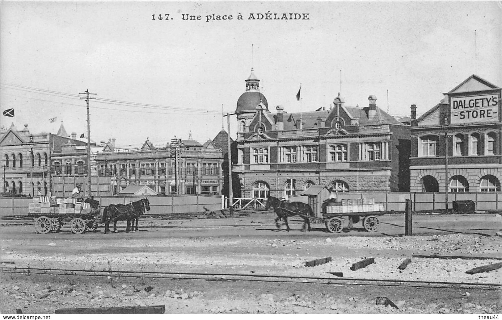 ¤¤    -   AUSTRALIE   -  ADELAIDE   -   Une Place   -   Attelage     -  ¤¤ - Adelaide