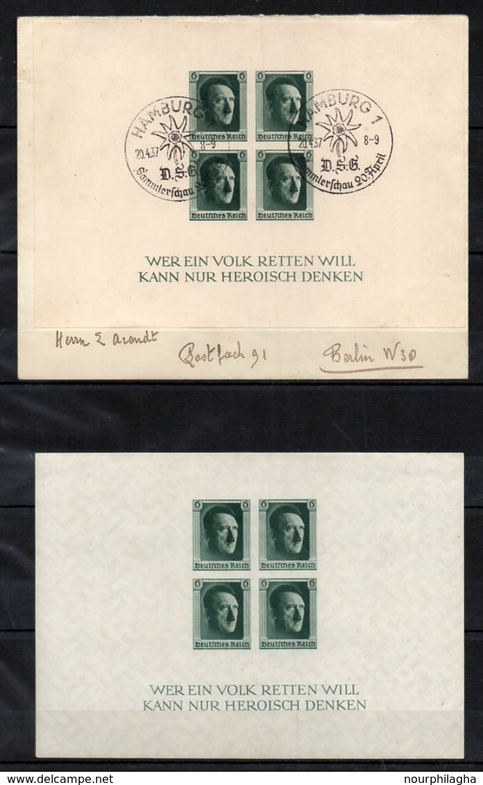 III REICH BF 09 ET 10 1er Choix - Unused Stamps