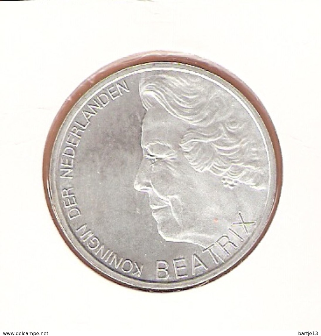 NEDERLAND 10 GULDEN 1995 ZILVER UNC HUGO DE GROOT - Monnaies D'or Et D'argent