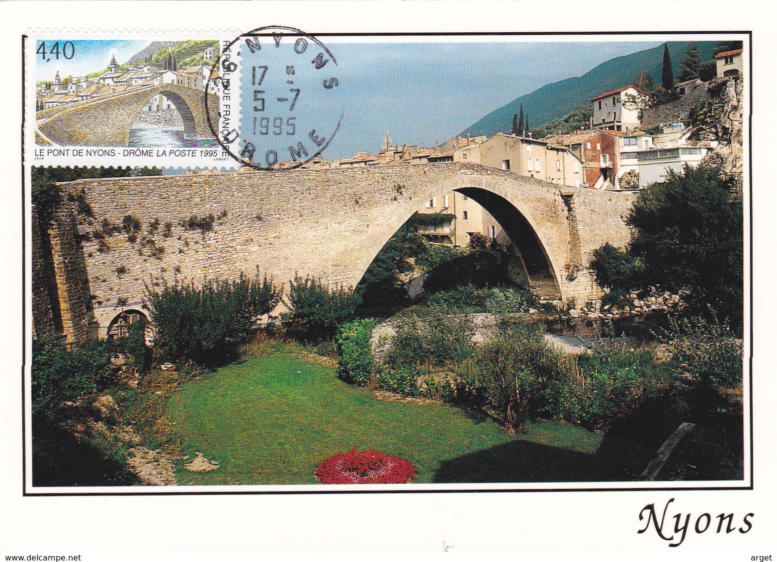 Carte-Maximum FRANCE N° Yvert 2956 (PONT De NYONS) Obl Ord Nyons (Ed SL) - 1990-1999