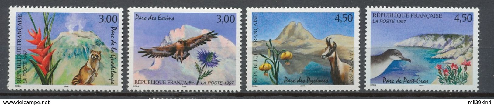 TIMBRE - FRANCE- - 1997 - NEUF - Yvert 3054-/-3057 - Neufs