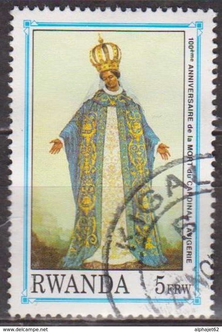 Mort Du Cardinal Lavigerie - RWANDA - RUANDA - La Vierge - N° 1320 - 1993 - Used Stamps