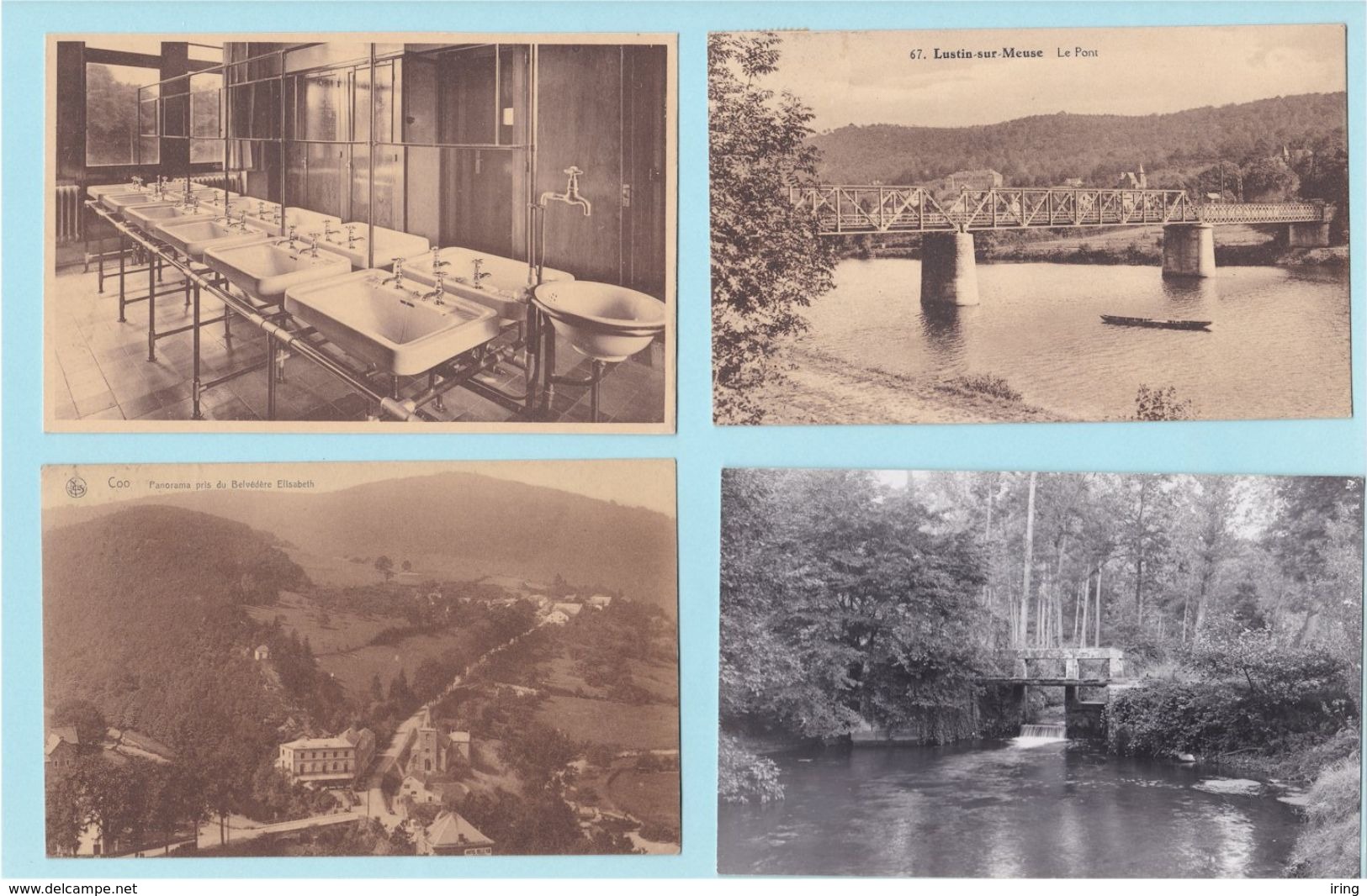 Beau lot de 60 cartes postales de Belgique Wallonie  Mooi lot van 60 postkaarten van Belgie Wallonie - 15 scans