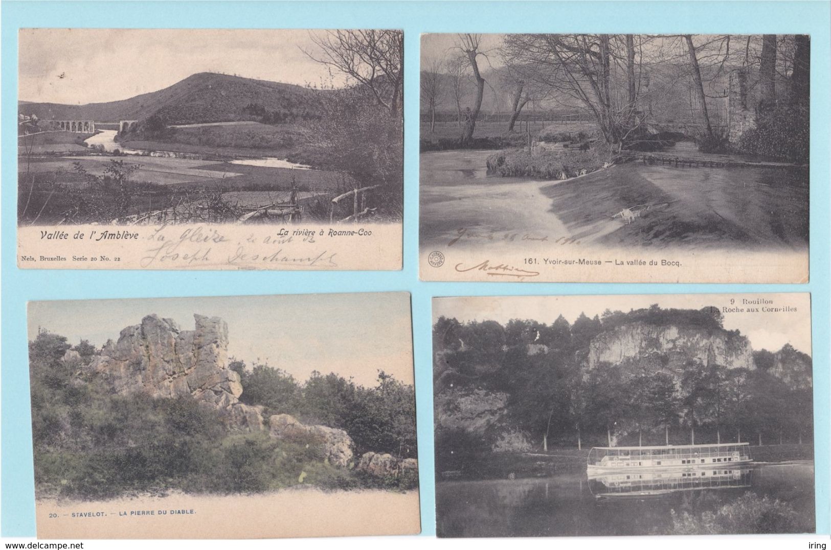 Beau lot de 60 cartes postales de Belgique Wallonie  Mooi lot van 60 postkaarten van Belgie Wallonie - 15 scans