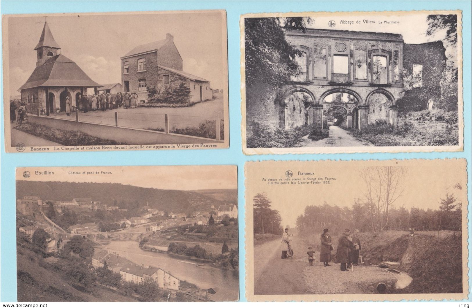 Beau lot de 60 cartes postales de Belgique Wallonie  Mooi lot van 60 postkaarten van Belgie Wallonie - 15 scans