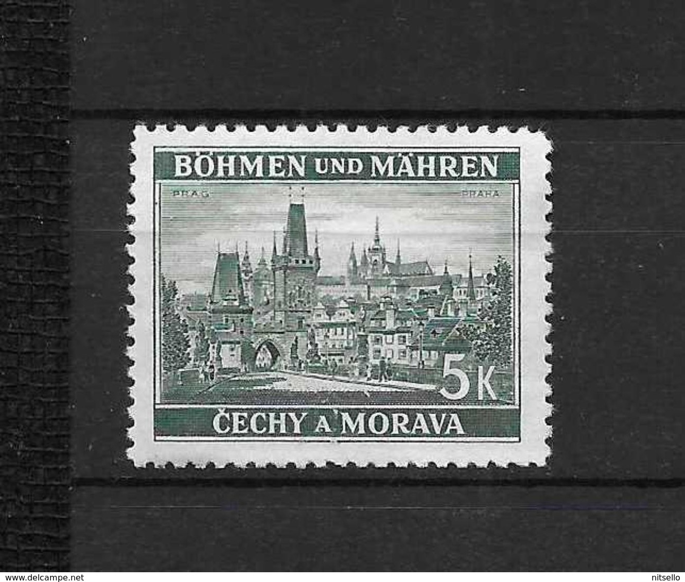 LOTE 2148 A  ///  BOHEMIA Y MORAVIA   YVERT Nº: 35 NSG - Used Stamps