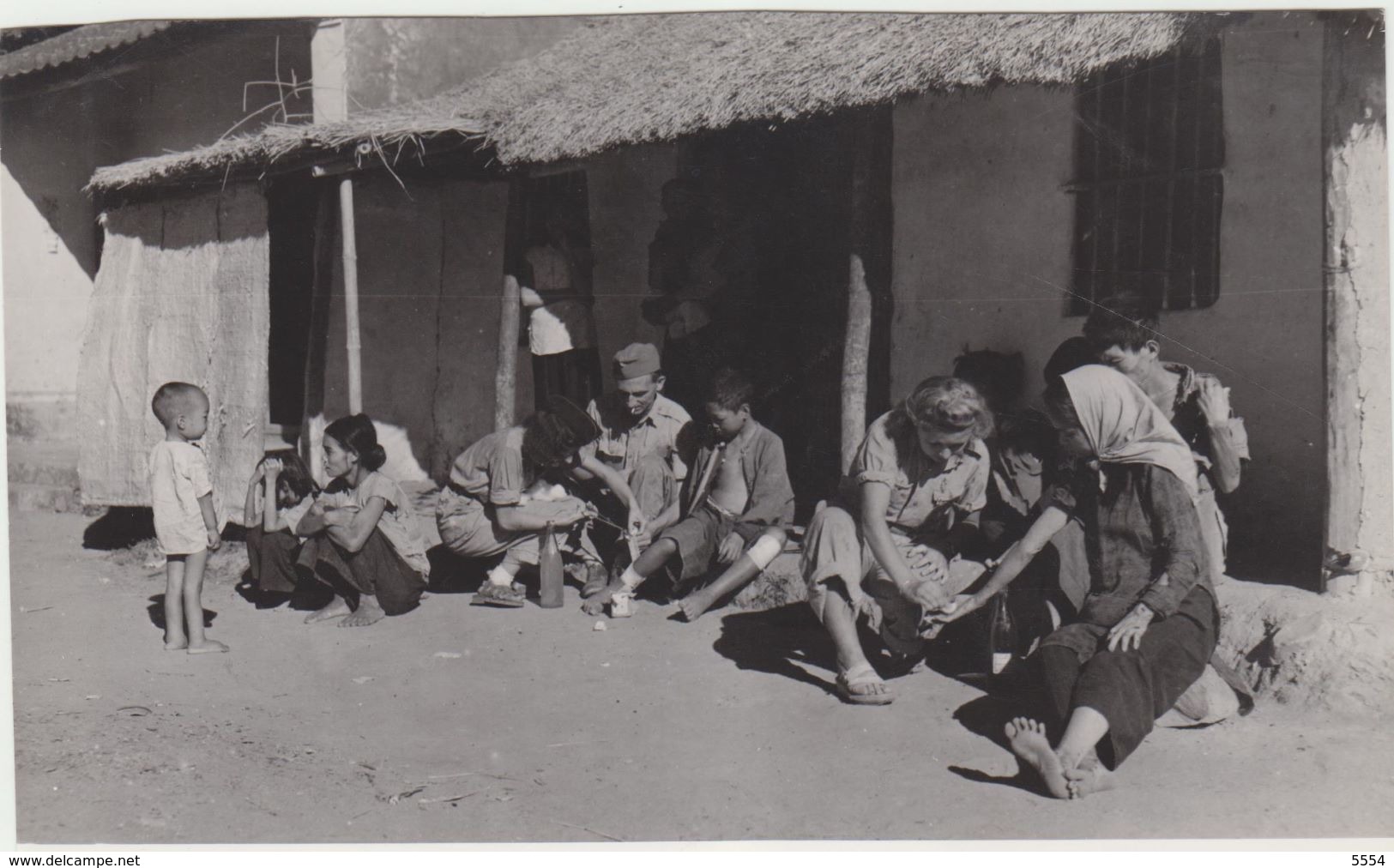 Photo  Ministere De La Guerre    Service Social Du CEFEO - Guerra, Militari