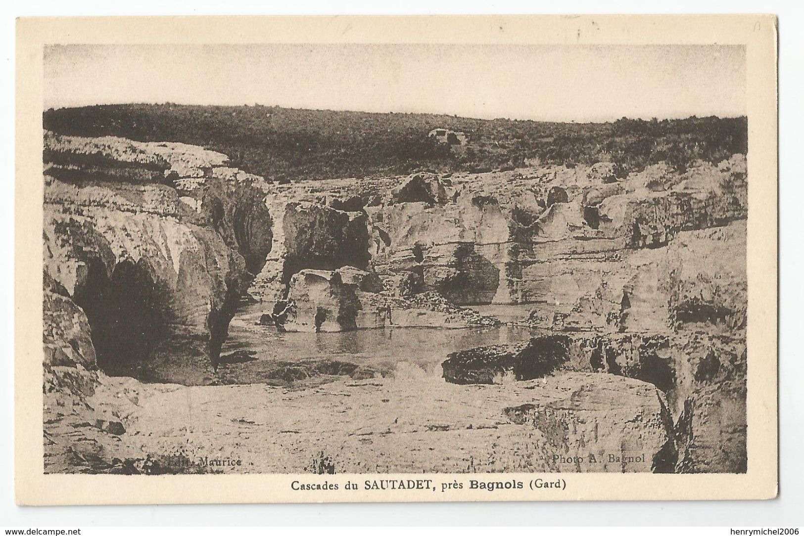 30 Gard - Cascades Du Sautadet Près Bagnols - Bagnols-sur-Cèze