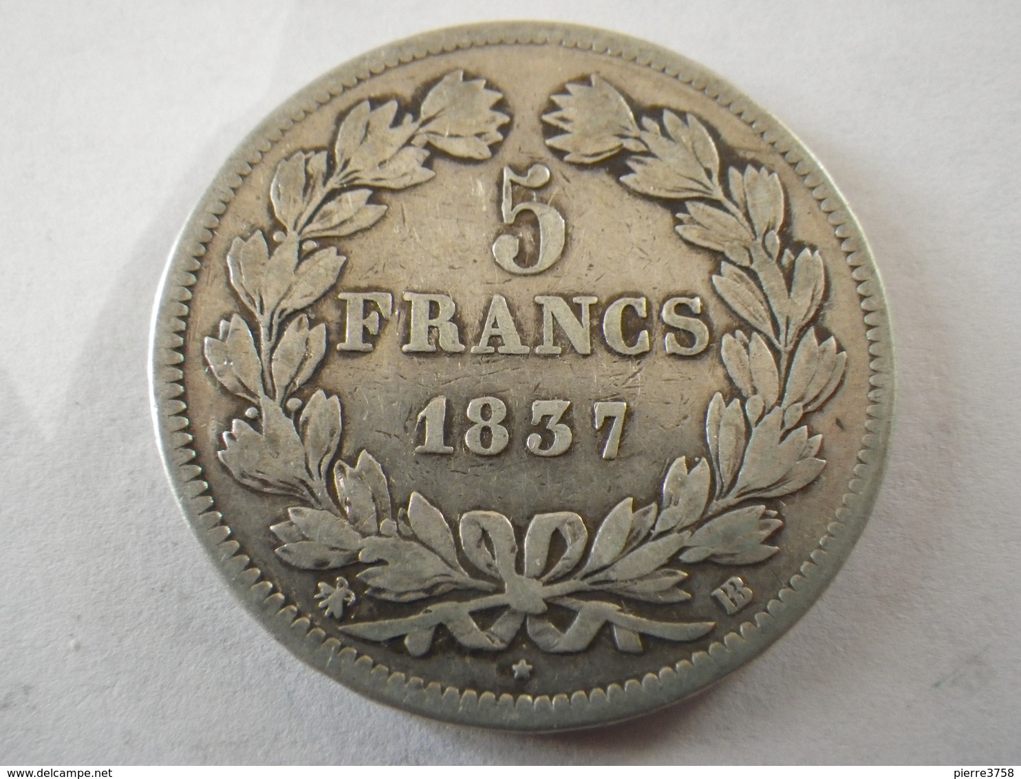 5 Francs Louis Philippe I (1837BB) - Autres & Non Classés