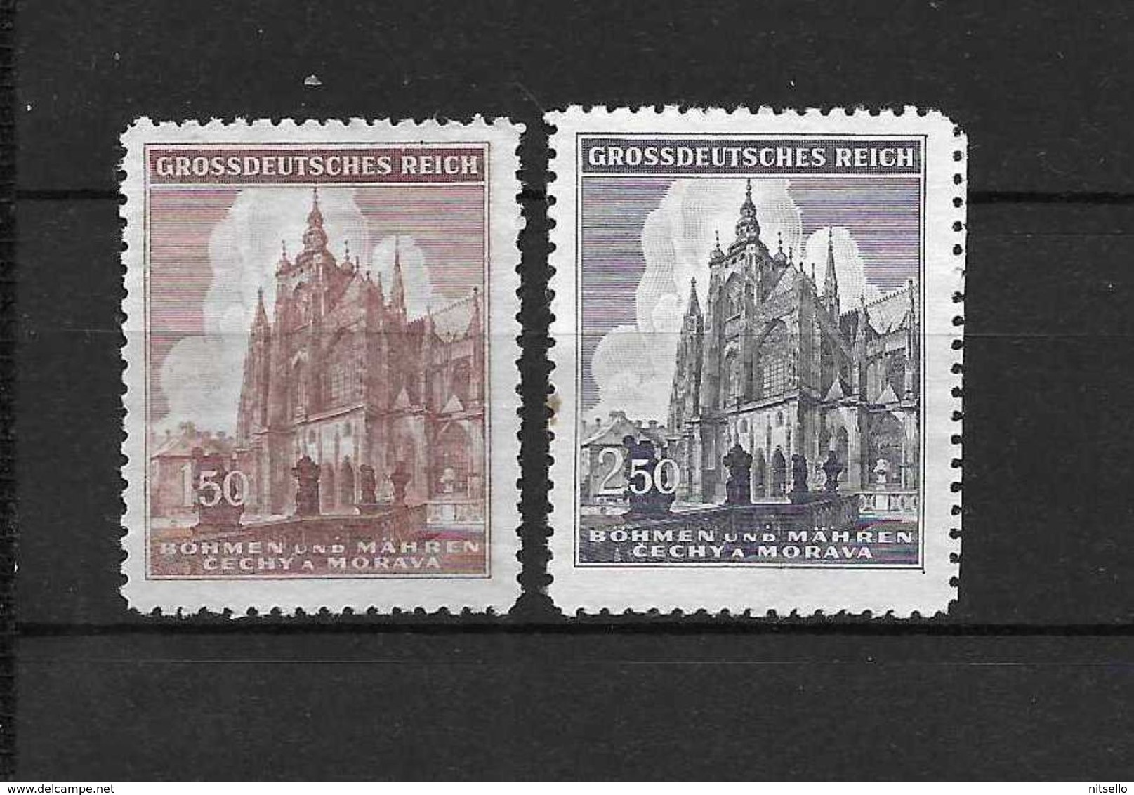 LOTE 2148 A  ///  BOHEMIA Y MORAVIA   YVERT Nº:  119/120 - Used Stamps