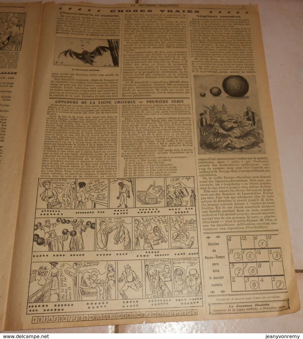 La Jeunesse Illustrée. N° 940. 9 Octobre1921. - Jeunesse Illustrée, La