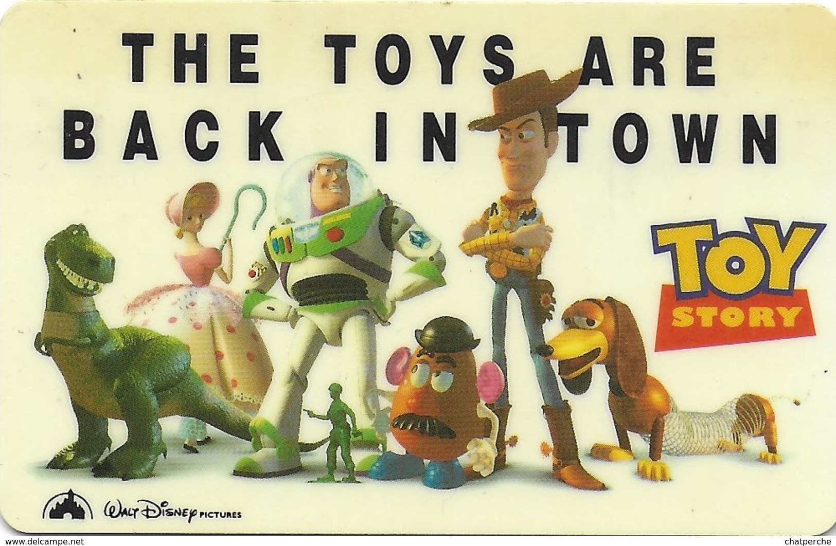 THAÏLANDE CINECARTE PHONECARD CARTE BANDE MAGNETIQUE THE TOYS ARE BACK IN TOWN TOY STORY 03/1997  MAJOR CINEPLEX - Thaïlande